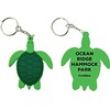 Ocean Ridge Hammock Park Florida Souvenir Green Turtle Keychain