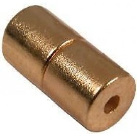 Apex Magnets 4mm x 4mm Cylinders - Magnetic Jewelry Clasps - Gold - Neodymium Rare