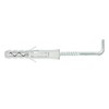 L Square Hook with M12 x 60mm Wall Plug (Pack
