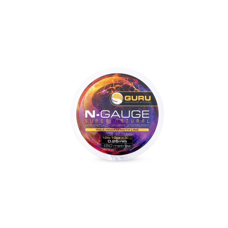 Tackle Guru N Gauge Super Natural Clear Rig and Hooklength