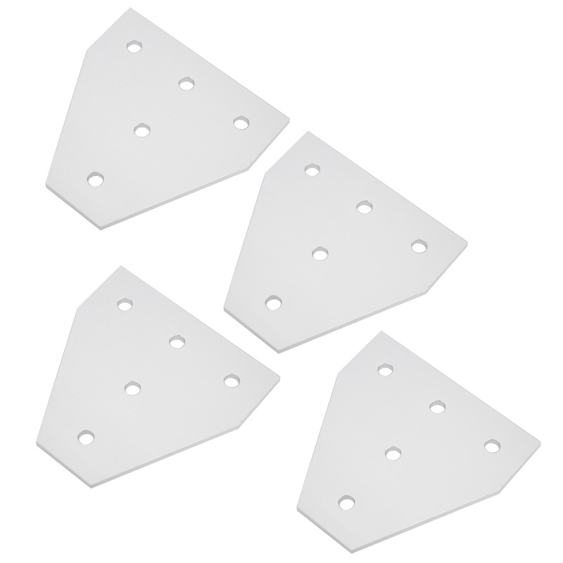 203040 T Shape Joining Plate Aluminium Alloy 5‑Hole Joint Bracket