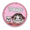 Minoda Peko-chan Embroidered Can Badge Peko & Dog