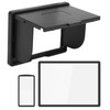 Digital Camera Sun Shade Hood Cover Display Screen Tempered Glass