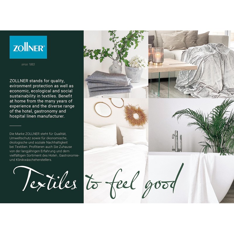 ZOLLNER Set of 6 Guest Towels 40 x 60 cm