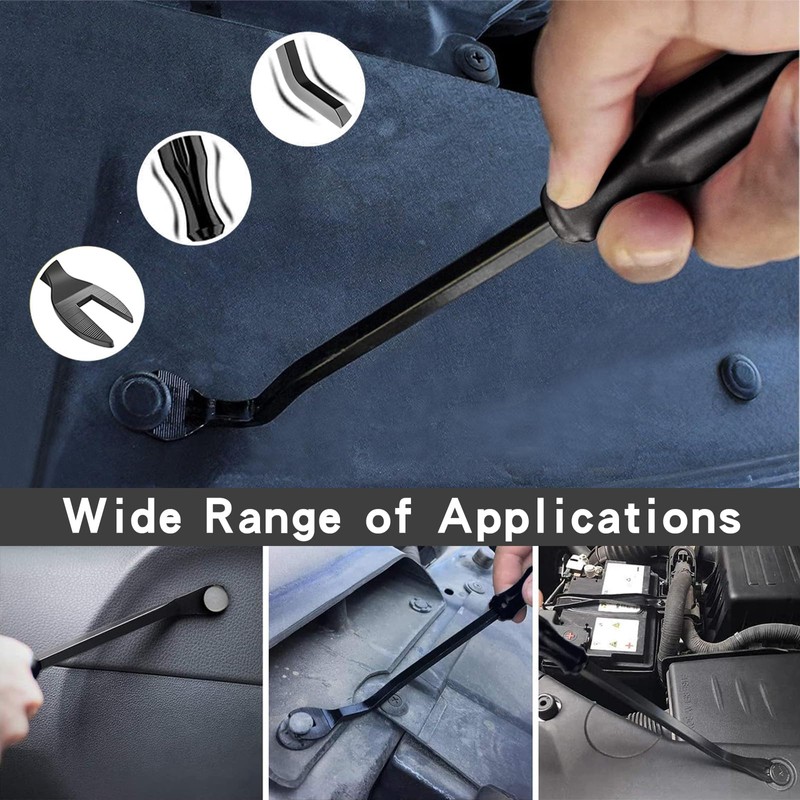 Eaukar 24 Pcs Auto Trim Removal Tool Kit, Metal Car