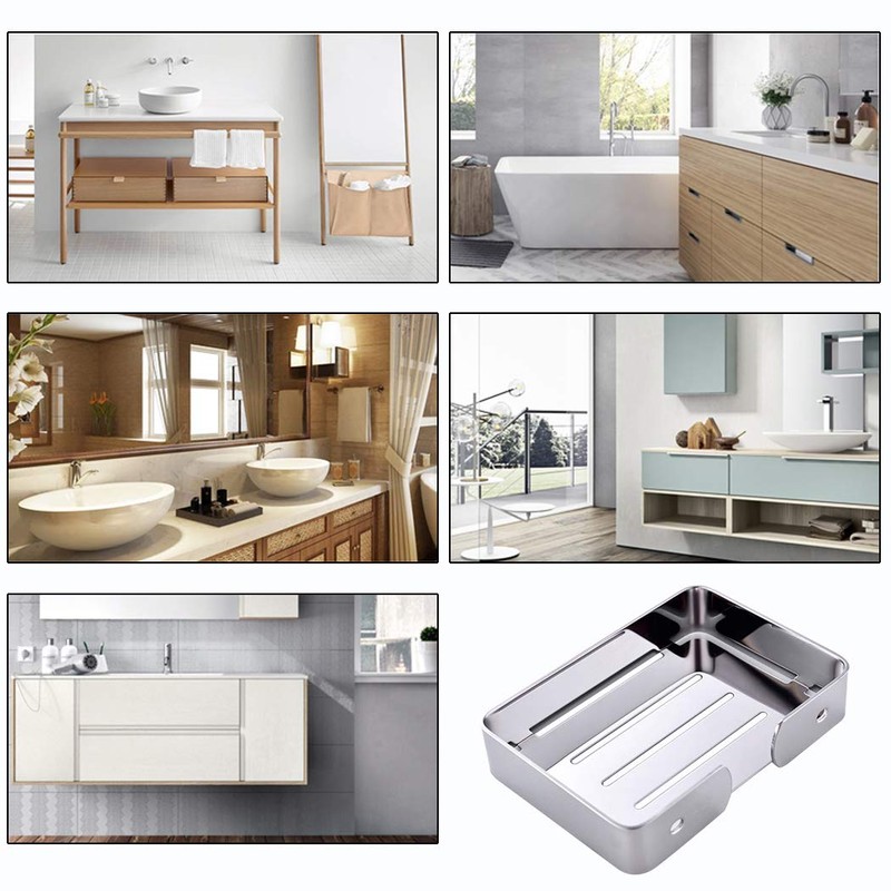 HONPHIER Soap Dish Holder for Bathroom Shower 304 Stainless Steel
