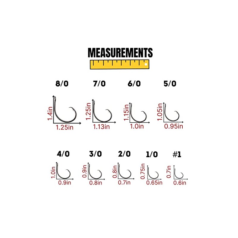 Reaction Tackle Circle Hooks - #1