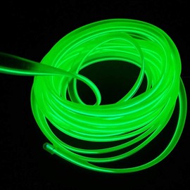 Electrical Wire 5 m/16 feet Flexible Soft Hose Wire, Light Neon Glow, Car Rope Strip Light, Christmas Decoration, DC 12 V for Car, 360 degrees of Illumination