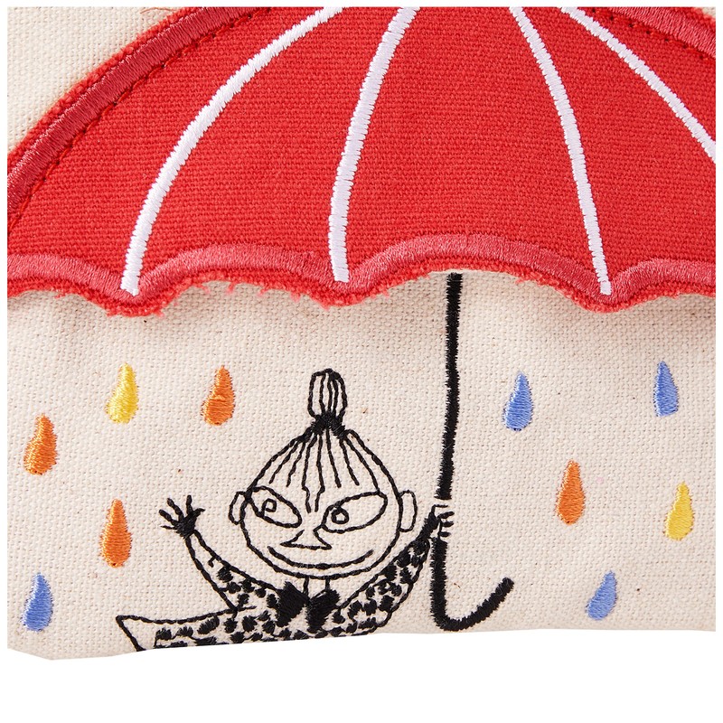 Marushin 1425014800 Moomin Pouch with Tissue Case, Cloud and Umbrella,