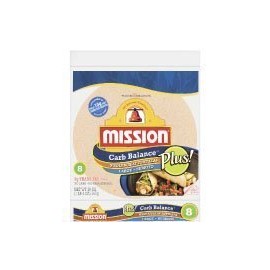 Mission Carb Balance Large/Burrito Whole Wheat Tortillas 8 per package (Pack of 6) by Mission Foods