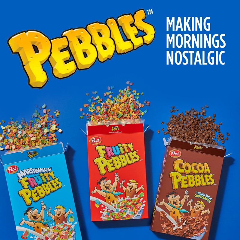 Fruity PEBBLES Marshmallow Sweetened Rice Cereal, Gluten Free, 30 oz