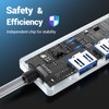 Tymyp USB 3.0 Hub, 4 Port USB Hub, High-Speed 5Gbps