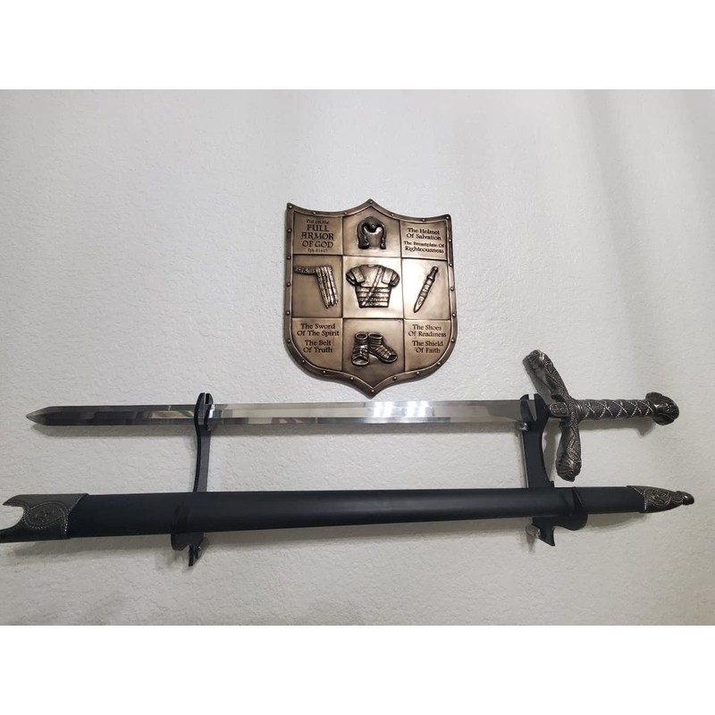 Sword Stand, Sword Hook, Acrylic Two-Layer Wall Mounted Samurai Sword