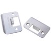 Nickel Door Tite Ratchet Style Door Strike Plate Hardware |