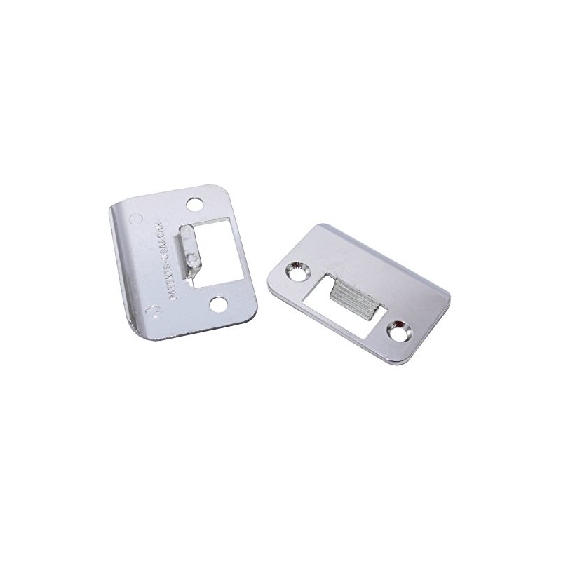 Nickel Door Tite Ratchet Style Door Strike Plate Hardware |