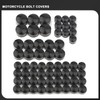 62PCS Motorcycle Bolt Covers Engine Head Bolts Toppers Cap for