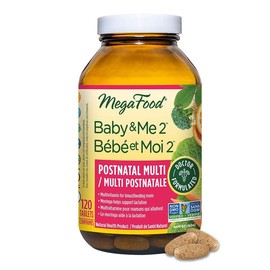 MegaFood MegaFood Women's Postnatal Vitamins for Breastfeeding Moms | Postpartum Lactation Multivitamins Supplements for Women| Moringa Supplements | 120 Tablets