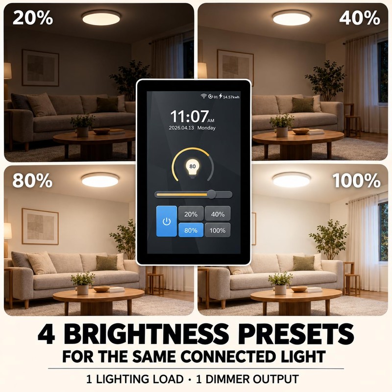 LANBON L10 Smart Dimmer Switch with 4.5" LCD Touch Screen,
