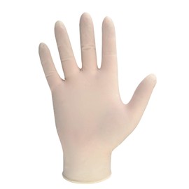 Polyco GL8885 Bodyguards 4 Latex Powder Free Disposable Glove, Size XL, White
