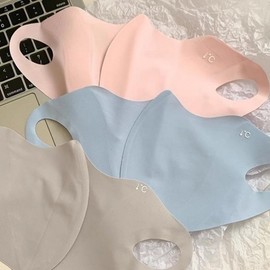 UV summer ice mask cooling UV protection bird beak type cooling Cold sensation mask charcoal 10ea