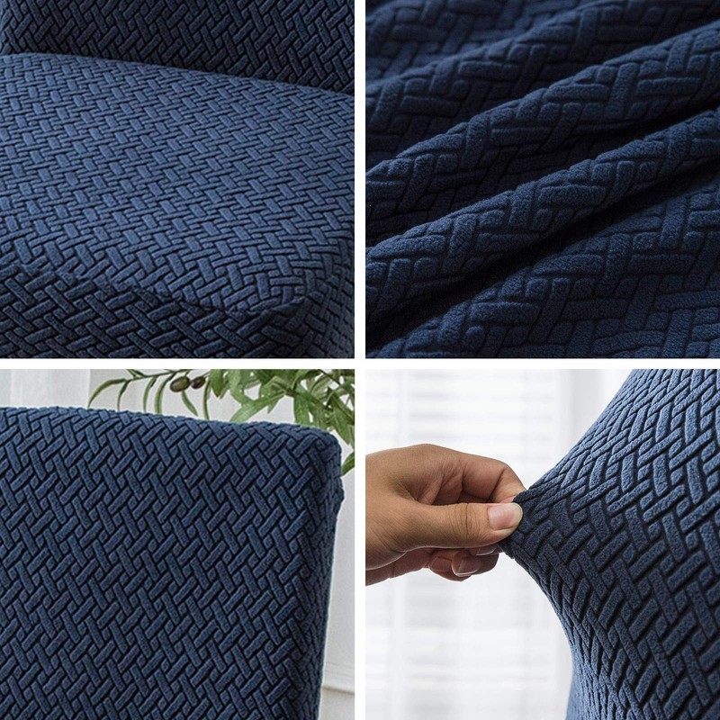 Genina Chair Covers for Dining Room - Stretch Slipcovers for