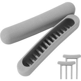 Underarm Crutch Pads Replacement Crutch Pads, 1Pair Replacement Underarm Crutch Pads,Underarm Crutch Pad Replacement,Crutch Pads Grey Underarm Crutch Pads Replacement Crutch Pads Comfort Armpits Pads