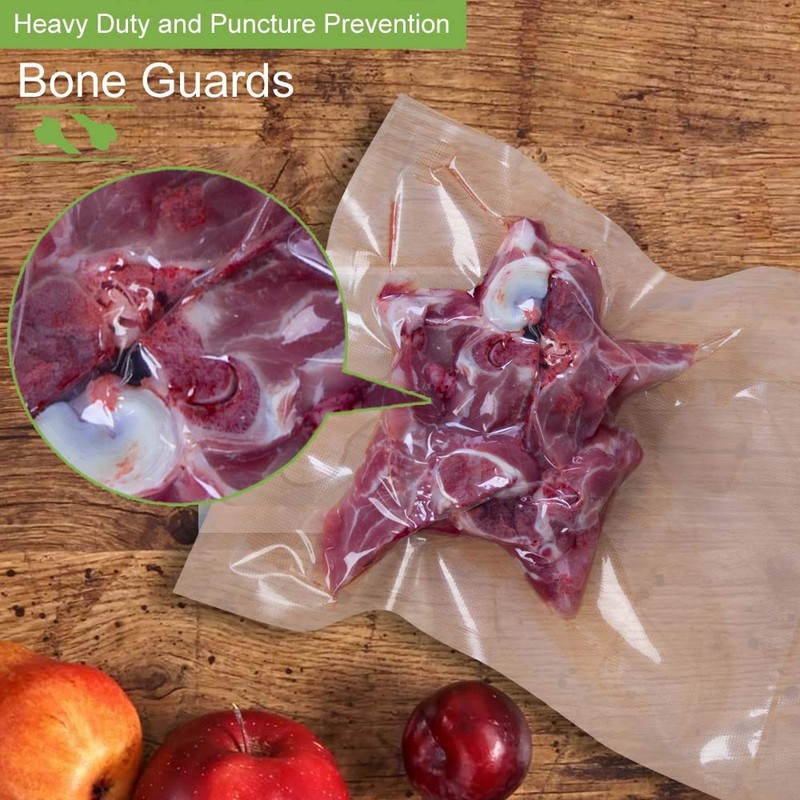 MakMeFre 6 Pack 8"x20'(3Rolls) and 11"x20' (3Rolls) Vacuum Sealer Bags