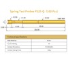Spring Test Probes, 100Pcs P125-Q High Accuracy Round Pogo Pins