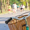 SOLODRIVE Bike Handlebar Grips, Vinyl Leather Grips, Hand-Stitched Beach Cruiser