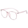 Rewhey Transparent Computer Glasses Frame Women Men Anti Blue Light