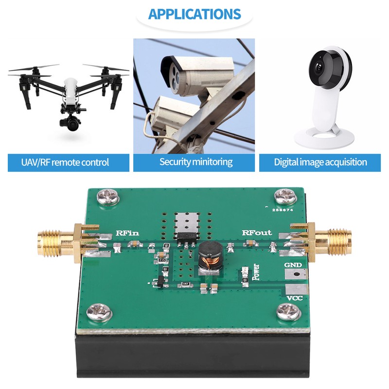 1PC 433MHz RF Power Amplifier 5W SMA Connector for 380-450MHz