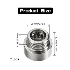 2 PCS Shower Head Extension Arm Professional Shower Extension Pipe Fitting Shower Hose Reducer Adaptor Stainless Steel G1/2 Male to Female Thread 20mm Shower Head Extender for Bathroom Accessory