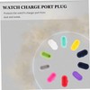 GRIRIW 20pcs Watch Charge Port Cover Dust Plugs for Easy