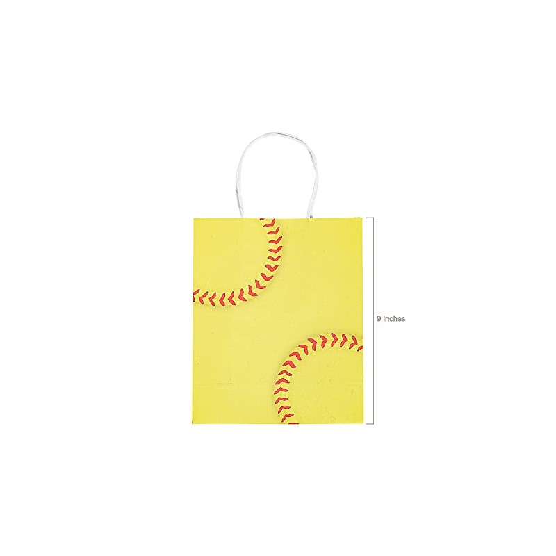 Fun Express Softball Gift Bags – 12 Pieces
