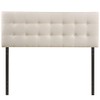 Rosebery Kids Upholstered Queen Panel Headboard in Ivory