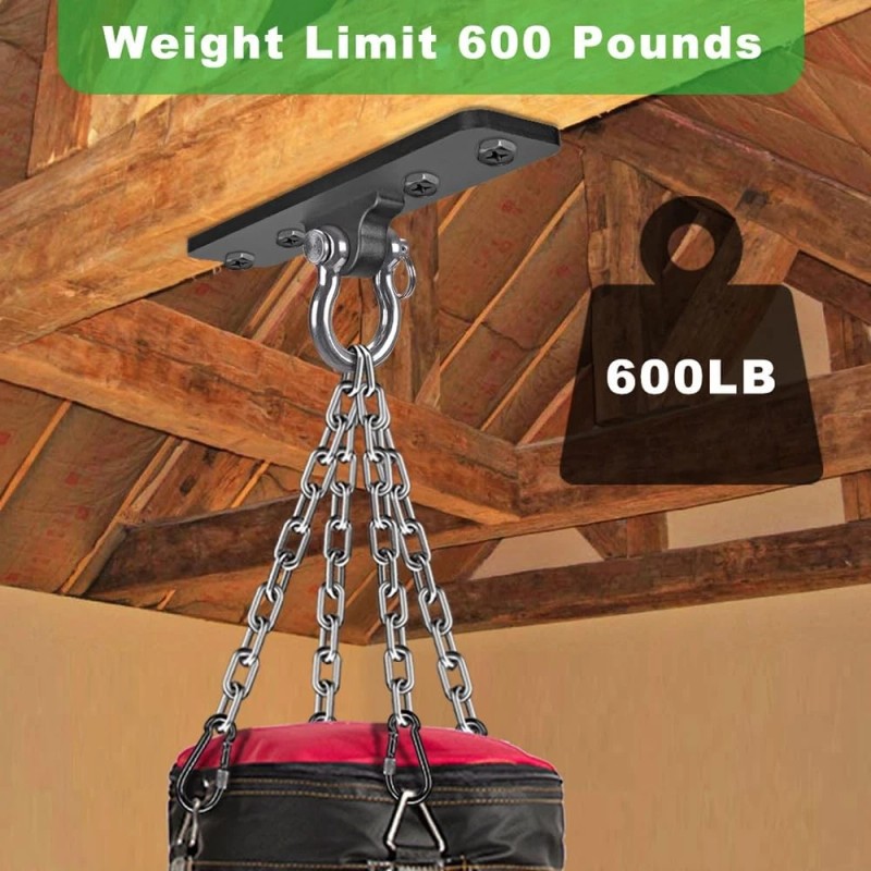 Dolibest Ceiling Mount Swing Hanger Heavy Duty Swing Set Hook