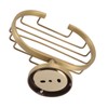 Soap Dish Wall Mounted Twisted Pattern Soap Holder Copper Stainless