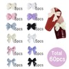 HappyHome Nail Parts, Ribbon, 3D Nail Parts, Large, 60 Pieces,