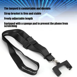 VGEBY Cordón de Control Remoto, Soporte de Cordón de Control Remoto para Air 2 / Mini 2 / Air 2S Hebilla de Correa de Control Remoto(Negro) Accesorios para Aeromodelismo