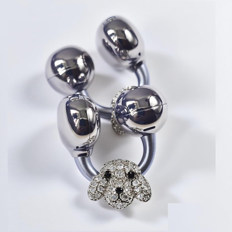Rhinestone for Clip on Earbuds Open Ear Accessories, Elegant Zirconia