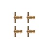 4 Radiator Plumbing Bleed Bleeding Key Keys Solid Brass for