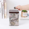I-TOTAL® Funny Money Box with Padlock and Keys, Metal Money