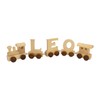 Wooden Train Letters Train Train Train Train Train Wagon A-Z
