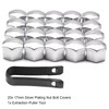 Kalmaegee 20PCS 17MM Wheel Nut Covers Universal Car Wheel Lug