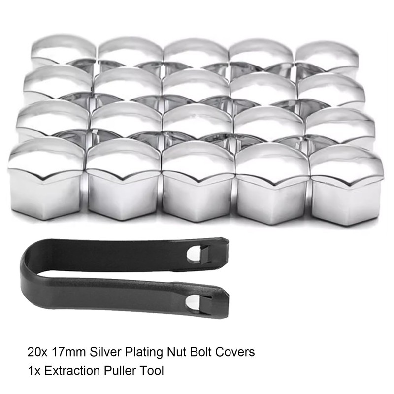 Kalmaegee 20PCS 17MM Wheel Nut Covers Universal Car Wheel Lug