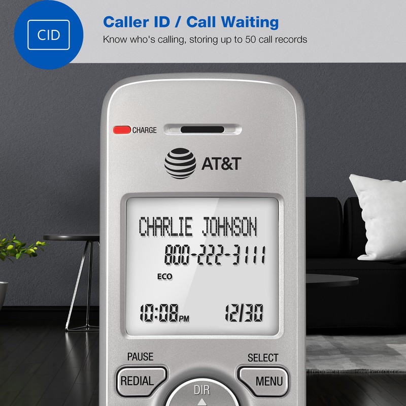 AT&T AT&T 4-Handset DECT 6.0 Cordless Home Phone with LCD