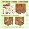 PACIOCEAN 8 Sets 3D Sticker Scene，Cute Cartoon Scenery Stickers，Make Your