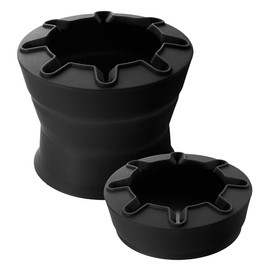 LAMY Water Cup Aquaplus Black - Ideal for School Lessons - Foldable Water Cup with Brush Tray - Brush Cup for Painting