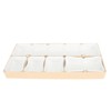 Watch Parts Storage Box Stackable 5 Compartments Acrylic Rubber Watch