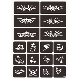 Tribal Tattoo Stencil Coccyx Ass Antlers Tattoo Template Treble Clef Stencil Animals Stencil 18 Stencil Y23